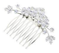 DRESSOOS Peigne De Mariage Rhinocéros Accessoire Élégant Pour Cheveux De Mariée Pièce Brillante Pour Cérémonies Et Événements Spéciaux