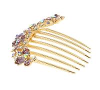 DRESSOOS Peigne latéral à strass tendance accessoires de cheveux de mariage élégants pour femmes