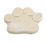DRESSOOS Pierre Commémorative pour Chien Monument Pierre avec De Patte pour Jardin Ou Pelouse Extérieur pour Animaux De Compagnie
