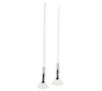 DRESSOOS Pinceau De Maquillage Incurvé 2 En 1 Pour Mascara Sourcils Applicateurs De Maquillage De Précision En Plastique À Fibres Souples