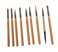 DRESSOOS Pinceaux Nail Art Pour Dessin Manucure Set De Pinceaux Pour Vernis Gel Outils De Détail Pour Ongles Pinceau Liner Pour Applications Fines