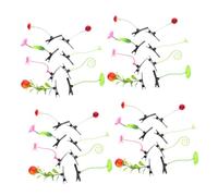 DRESSOOS Pinces à Cheveux Végétales 32 Pièces Taille Moyenne Accessoires Légers Pour Filles Pinces De Feuilles Et Fleurs Verdures Coiffure Quotidienne Lot Multicolore Motifs Naturels