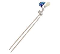 DRESSOOS Piques à Cheveux Forme De Fleur Accessoires De Coiffure Traditionnels Chinois Décorés Émaux Cloisonné