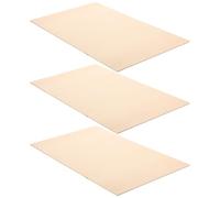 DRESSOOS Planches de Tilleul Vierges Faciles à Peindre Résistantes Déformation 3pcs Rectangle 14,5 X 9 Pouces pour Bricolage en Bois et Créatifs