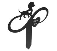 DRESSOOS Plaque Commémorative pour Animaux De Compagnie Piquets Funéraires pour Chiens Plaque De Jardin Commémorative Panneau Commémoratif pour Animaux De Compagnie Marqueurs Funéraires