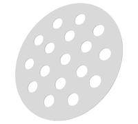 DRESSOOS Plaque de Fond en Fer 145 MM pour Barbecue, Grille à Charbon Séparation Intégrée, pour Barbecue Portable en Extérieur