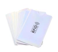 DRESSOOS Pochettes Pièces D'identité RFID Cartes Anti-scannage pour 10 | PET Aluminium Pe, Réutilisables et Portables, pour Carte D'identité et Bancaire, Shopping, Voyage D'affaires
