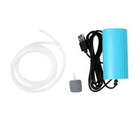 DRESSOOS Pompe à Air pour Aquarium Mini Pompe à Oxygène USB Silencieuse Compresseur Aquarium