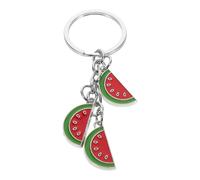 DRESSOOS Porte-clés Breloque Créative Pastèque Mignon en Alliage de Zinc, Mini et Portable pour Paquet à Main ou Décoration Estivale, pour Filles