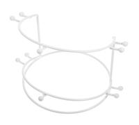 DRESSOOS Présentoir À Couronnes Et -têtes De Mariée En Alliage De Zinc À 2 Niveaux Élégant Présentoir