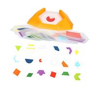 DRESSOOS Puzzle Géométrique Coloré pour Garçon Fille Jeu De Logique Éducatif avec Défis Jouet Apprentissage Précoce pour Développer Intelligence Compétences Analyse