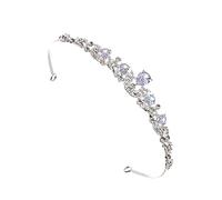 DRESSOOS Rhinestone Pour Mariage Couronne Pour Épouse Accessoire De Cheveux Élégant Pour Célébrations Et Photographies