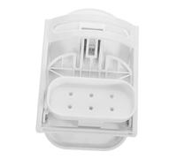 DRESSOOS Rondelle De Jambe à Ventouse Cadre Photo Pour Animaux De Compagnie Tabouret De Frappe Coussins Chauffants De Chauffage De L'ellipse Masque Simple Plastique Blanche