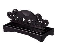 DRESSOOS Socle D'exposition Rond en Plastique Style Classique Oriental Support Pratique Base Large pour Éventail Pliant à Main pour Décoration de Bureau à Domicile