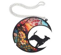 DRESSOOS Suncatcher Commémoratif pour Chiens Ornement Vitrail Personnalisé avec Nom Et Date Décoration Évocatrice pour Amoureux Animaux Souvenir Lumineux pour Honorer La Mémoire De