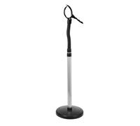 DRESSOOS Support et pour Animaux pour en Sèche-cheveux Alliage D'aluminium Noir Rotation 360° Montage Facile, Séchage des Poils D'animaux