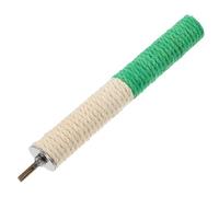 DRESSOOS Support pour Perroquet Perchoir pour Cage Perchoirs À Oiseaux en Bois Corde De Mer Matériau Naturel pour Griffes Becs Aucun Outil Supplémentaire Nécessaire