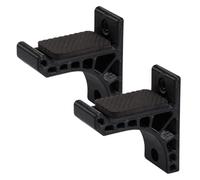 DRESSOOS Support Protège Arcs et Flèches en Abs Noir pour Arc Recourbé Installation Simple et Pratique 1 Paire Fixation Murale pour Tir à l'arc Adulte