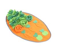 DRESSOOS Tapis De Fouille pour Animaux De Compagnie Forme De Carotte Coussin pour Hamsters Et Oiseaux Tapis De Reniflage pour Alimentation Et Éveil Mental