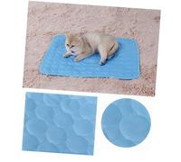 DRESSOOS Tapis rafraîchissant pour Chiens et Chats 100 x 70 cm Tapis rafraîchissant pour Animaux de Compagnie lit Doux pour Animaux de Compagnie Coussin d'été pour Chien Lits rafraîchissants d'été