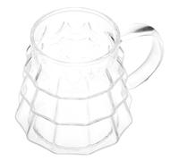 DRESSOOS Tasse en Verre Résistant Chaleur de Pomme de Pin avec Anse Confortable pour Usage Quotidien et Ambiance Festive de Noël Cuisine