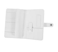 DRESSOOS Trousse à Ongles Ponçage Clou Bloc Cas De Foret Perceuse à Vernis à Ongles Kits D'ongles Perceuse à Lime à Ongles Titulaire Ciseaux Ongle De Chien Blanche Cuir Artificiel