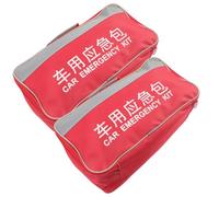 DRESSOOS Trousse de Secours Portable 2 Pièces en Tissu, Grosse Capacité, Compacte et Légère, pour Voyages D'affaires et Activités en Plein Air