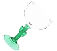 DRESSOOS Verre à Margarita Cactus Créatif 400ml en Verre Transparent Finition Soignée pour Hôtel et Mariage, Gobelet Cocktail Original de Cactus Réutilisable