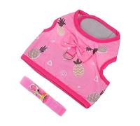 DRESSOOS Vêtements De Lapin Cachette De Cochon d'Inde Marche Laisse De Furet Laisse De Lapin Doublure Chien Lapin Gilet Laisse Bac à Litière en Guinée Corde De Reptile Clapier Chiffon Rose