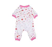 DRESSOOS Vêtements pour Animaux De Compagnie Ensemble De Vêtements De Nuit pour Chien Imprimé Cerise Taille XS Robuste Élégant Facile À Porter pour Les Chiots