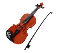 DRESSOOS Violon Miniature Décoratif Réaliste pour Garçon Fille Musical Dornement de Bureau Modèle de Violon Finition Lisse Accessoire Photo et Décoration Musicale