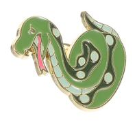 DRESSOOS Year Of The Snake Brooch Chinese Zodiac Jewelry Zinc Alloy Snake Pin Versatile Fashion Accessory For Clothing And Bags