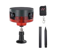 Dreuhuing Alarme Solaire avec détecteur de Mouvement - Sirène d'extérieur avec télécommande | Son Fort et détecteur de Mouvement réglable pour Usine, école, Ferme Cour