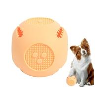 Dreuhuing Balle distributrice de friandises, jouet interactif anti-étouffement à alimentation lente | Anneau de dentition portable pour chien pour distribuer de la nourriture, nettoyer les dents,