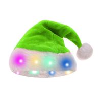 Dreuhuing Chapeaux de Noël | Couvre-Chef En Peluche Pour Costume Et Décoration | Bonnet De Noël | Pour Adultes Hommes Femmes Fête D'Hiver Déguisement Vacances