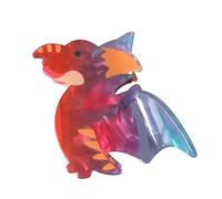 Dreuhuing Clips de cheveux dinosaures, pince à cheveux acrylique | Clip à griffe de dinosaures de mode acrylique - Outils de style coiffure non folie solides accessoires de cheveux pour les filles