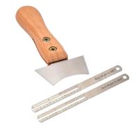 Dreuhuing Fret scie, bord droit du cou de la guitare,Luthier Tools Steel inoxydable - Mesure de niveau de gratte