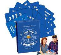 Dreuhuing Jeu de Cartes Drunk Lovers,Jeu de Cartes Drunk Lovers Couples, Jeu de Cartes à Boire pour Couples, Cartes de Conversation 50X, Jeu risqué pour Adultes pour Votre Partenaire fête Romantique