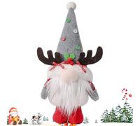 Dreuhuing Lutins de Noël - sans Visage Décorations Maison Mignonnes - Petite Peluche De Table Sculpture - pour Salon Bureau Chambre Table Bureau Fenêtre Manteaux Arbre Fête