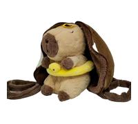 Dreuhuing Peluche Animale avec Effet de Respiration | Réglable avec Musique et Lumière | Capybara en Peluche Respirant et Doudou,pour Ados Étudiants Adultes Salon Chambre Anniversaire Noël