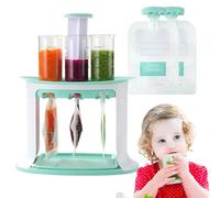 Dreuhuing Préparateur Aliments Bébé - Machine à Purée Maison avec Remplisseur de Sachets Repas,Distributeur de Snacks Maison et Voyage pour,Idéal Voyage Pique-nique Camping Garçons Filles