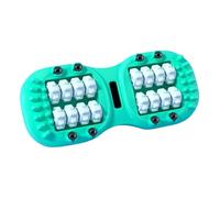 Dreuhuing Rouleau de Massage pour Pieds - Appareil de Massage Corporel - Rouleau Double À Points De Déclencheur Portable Pour Muscles Du Cou Dos Mollet Maison Femmes Hommes Personnes