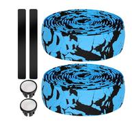 Dreuhuing Ruban De Guidon Pour Vélos De Route - Revêtement Adhésif Absorbant Les Chocs | Ruban De Guidon Pour Vélo De Route | Pour Conduite Motocyclette Installation Amélioration Confort Amortissement