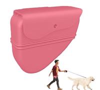 Dreuhuing Sac à friandises en Silicone pour Chien - Sac Banane pour friandises - avec Clip à la Taille - pour Promener et Dresser Votre Chien
