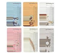 Dreuhuing Signets pour la Lecture | 60 Pièces Marque-pages Accessoire De Bibliothèque - Cartes De Suivi De Livre Pour Bibliothèque | Pour Lecteurs Étudiants Enseignants Adultes Et Passionnés