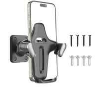Dreuhuing Support de téléphone pour douche, antidérapant, forte tenue, support mural pour téléphone portable - pour smartphone, diffusion en direct, vidéos, salle de bain, chambre à coucher, chevet