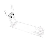 Dreuhuing Support pour jouets en acrylique - Cinq niveaux réglables en hauteur pour objets de collection, pistolets à air comprimé - Support de banc pour tir