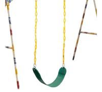 Dreuhuing Swing Siège ,Siège De Balançoire Pour Jardin Extérieur Et Aire De Jeux - Anti-Dérapant Vert Interactif Pour Garçons Filles Jardin Arrière-Cour Parc