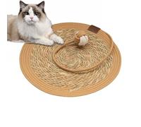 Dreuhuing Tapis griffoir pour chat - Tapis à gratter pour chats d'intérieur, protection de meubles avec balle pour jeu d'angle, sol d'intérieur et à griffer