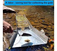 Dreuhuing Trousse d'Orpaillage - Un Ensemble d'Outils et Équipement,Ensemble De Pans pour Lavage De l'or - pour Les Enthousiastes De La Détection De Gemmes, Chasse Au Trésor Et Fouille, Adultes Et